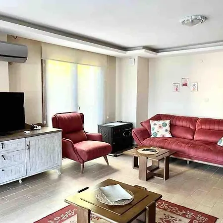 Ayvilla 1 Garden Floor With Garden Use, Sea View 아파트 Ayvalı